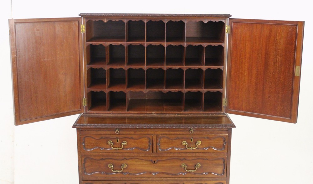 Victorian Mahogany Estate Cabinet on Chest View III