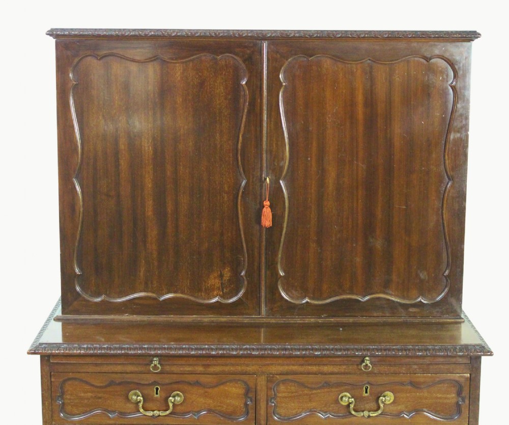 Victorian Mahogany Estate Cabinet on Chest View VII