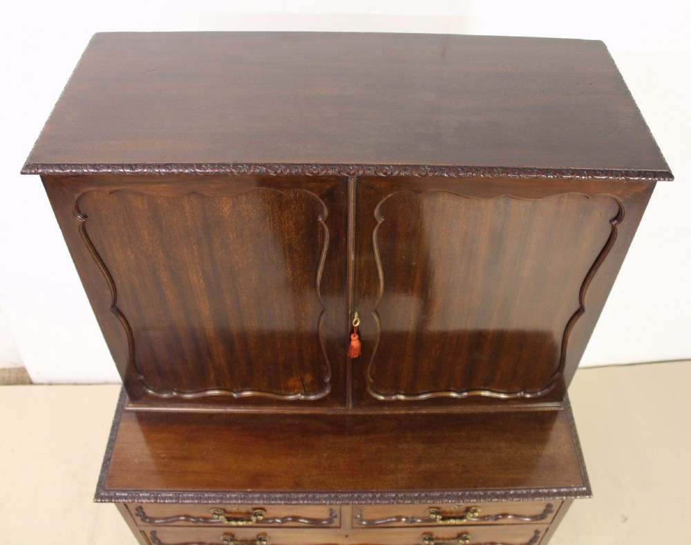 Victorian Mahogany Estate Cabinet on Chest View XII