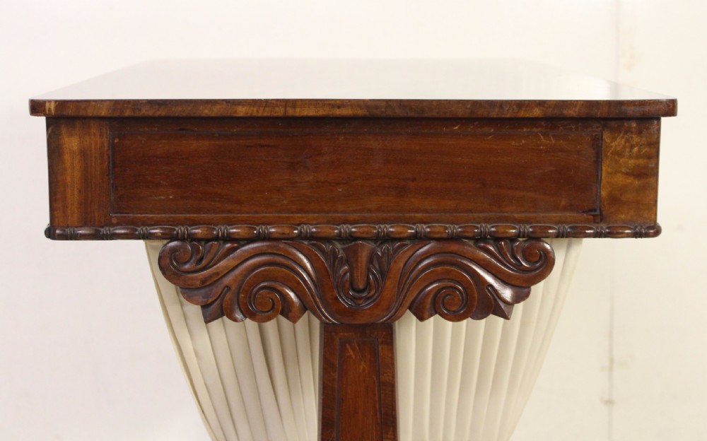 William IV Flame Mahogany Work Table View XIII