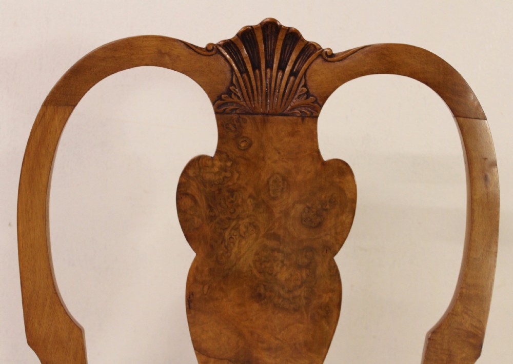Pair of Walnut Armchairs View II