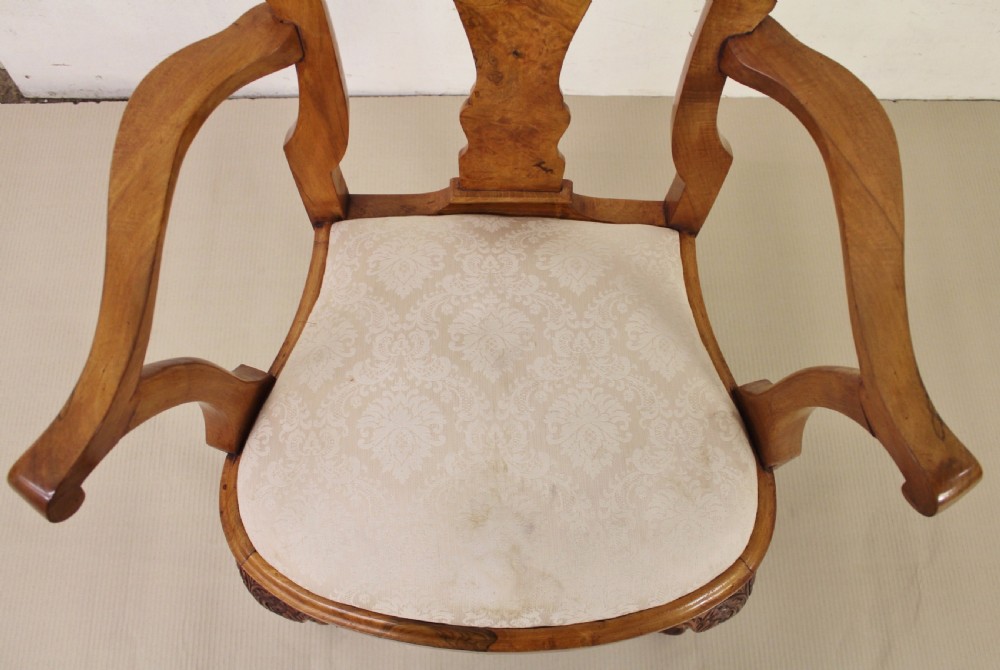 Pair of Walnut Armchairs View V