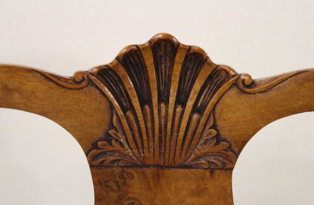 Pair of Walnut Armchairs View X