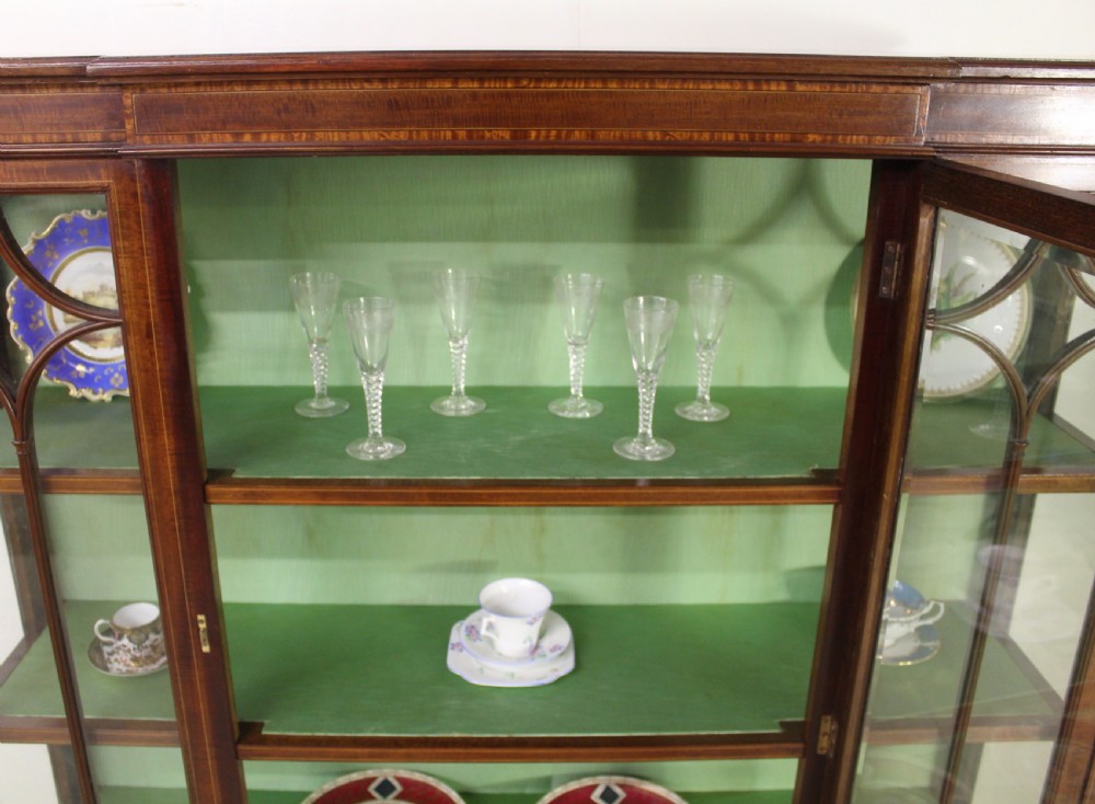 Edwards and Roberts Inlaid Mahogany Display Cabinet View III
