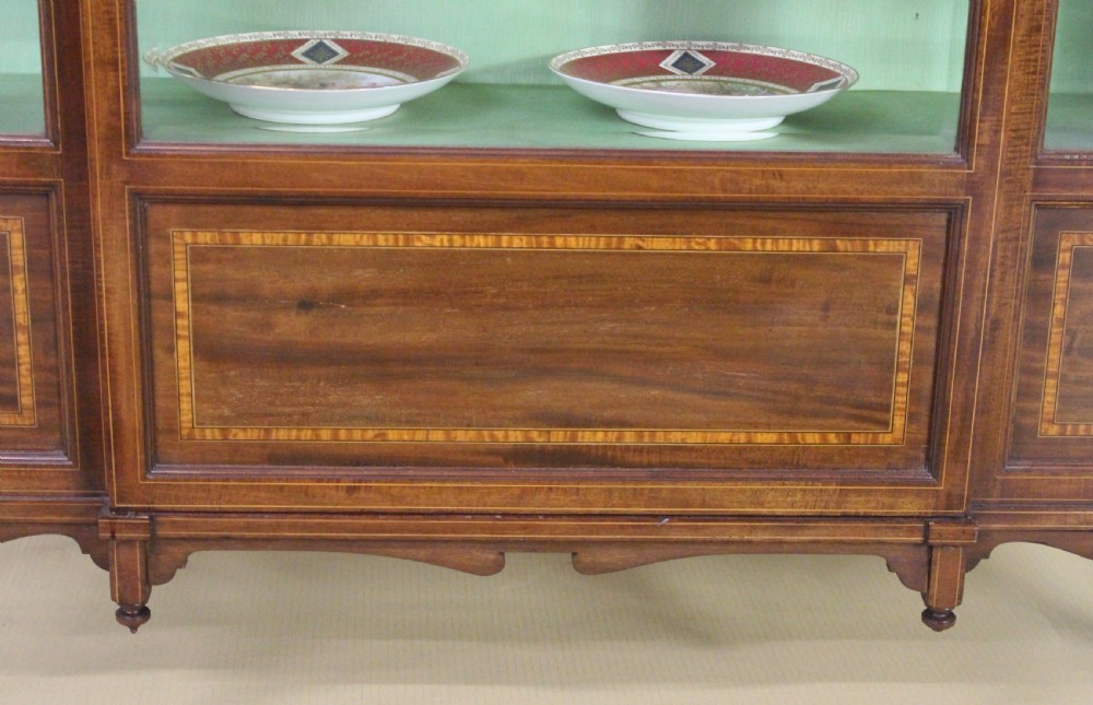 Edwards and Roberts Inlaid Mahogany Display Cabinet View IX
