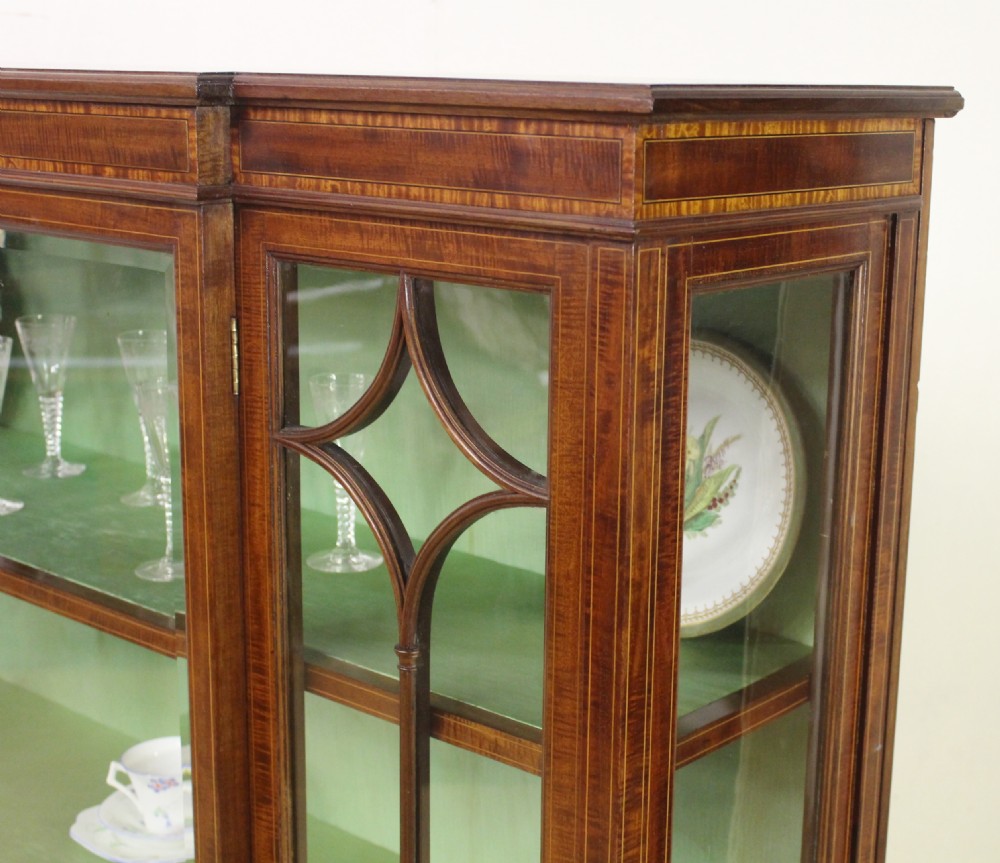 Edwards and Roberts Inlaid Mahogany Display Cabinet View XIII