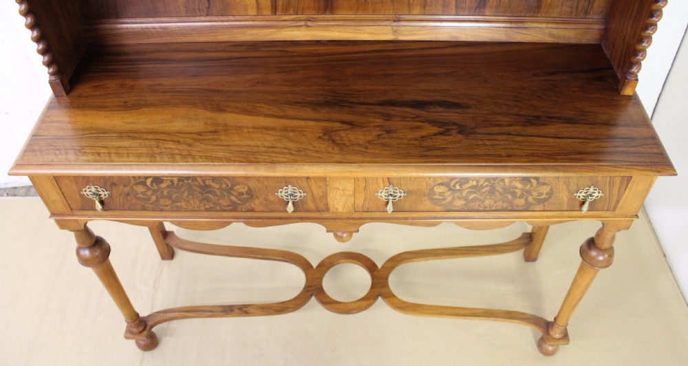 Burr Walnut and Marquetry Dresser View XVII