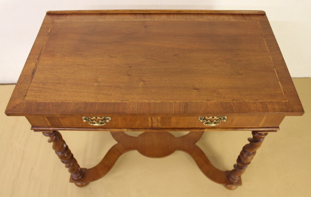 William and Mary Walnut Side Table View II