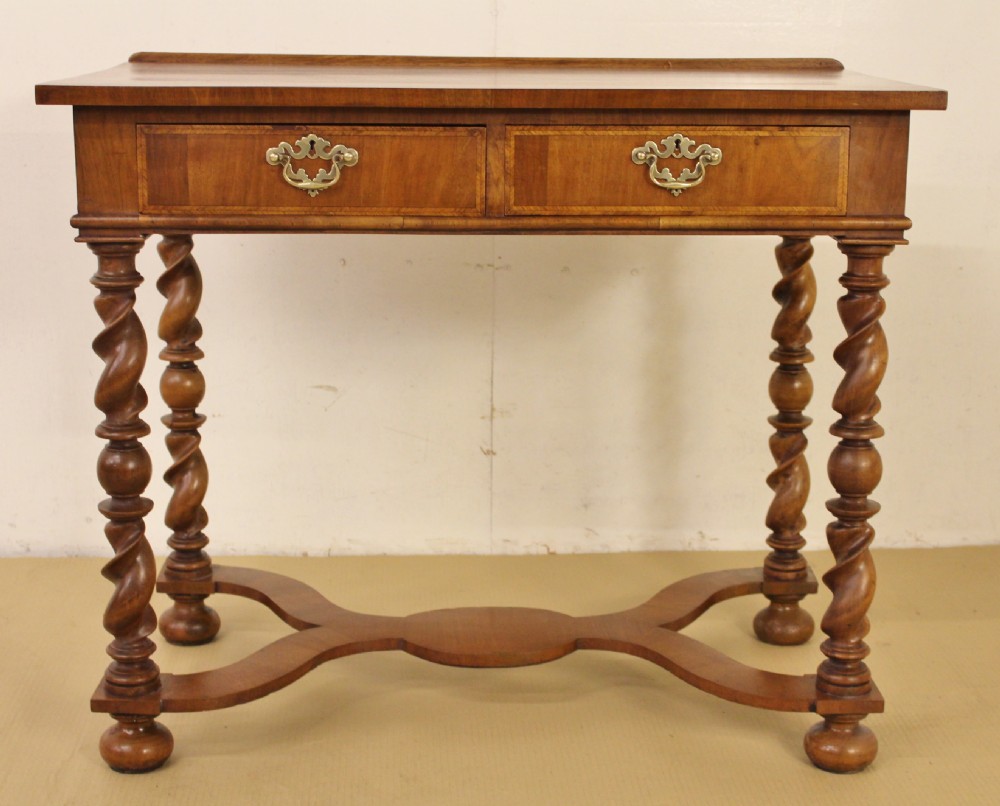 William and Mary Walnut Side Table View VI