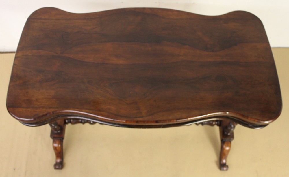Victorian Rosewood Stretcher Table View II
