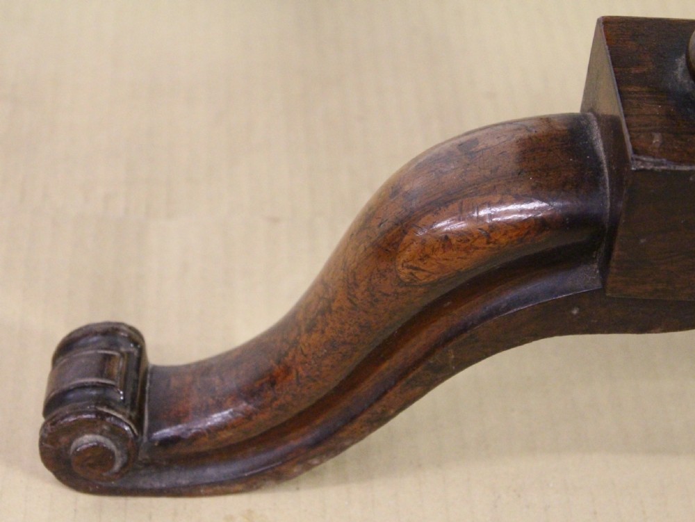 Victorian Rosewood Stretcher Table View XI
