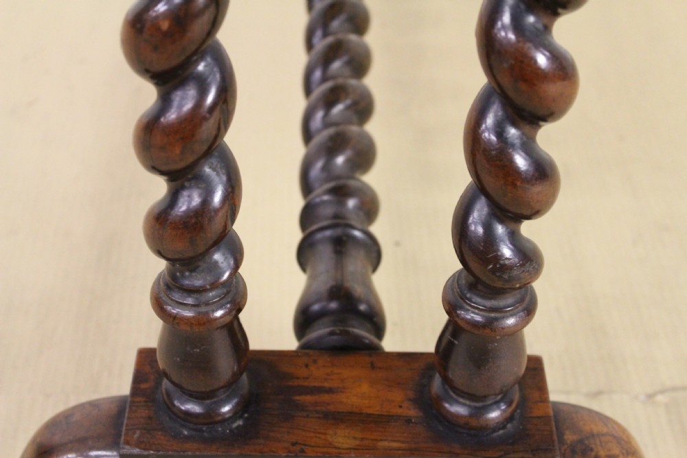 Victorian Rosewood Stretcher Table View XII