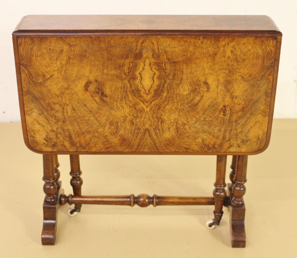 Burr Walnut Sutherland Table by James Shoolbred