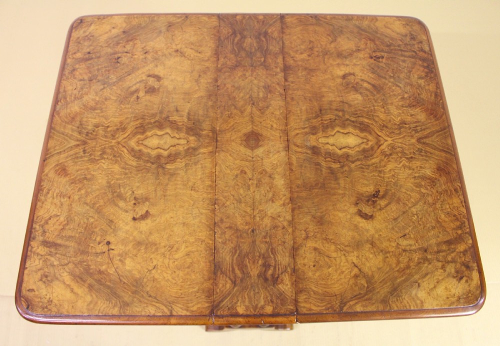 Burr Walnut Sutherland Table by James Shoolbred View III