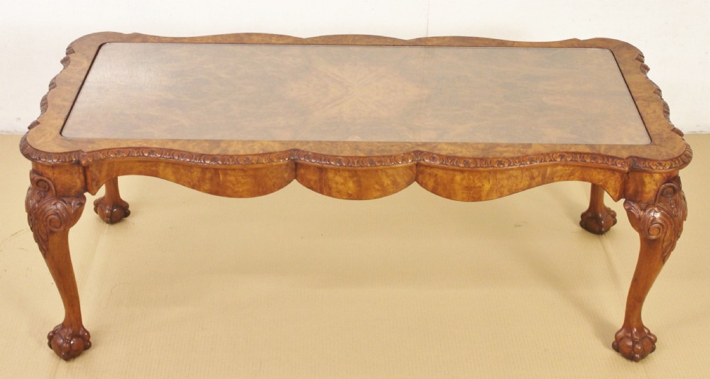Large Sized Burr Walnut coffee Table View III