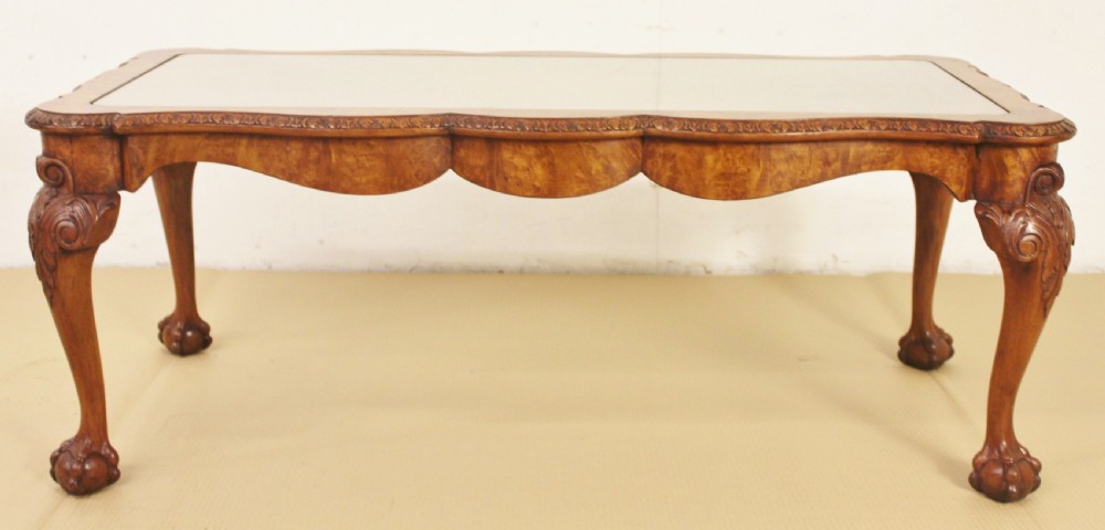Large Sized Burr Walnut coffee Table View VI