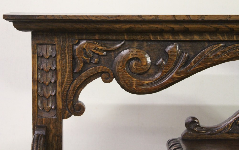 Carved Oak Hall Stand View VII