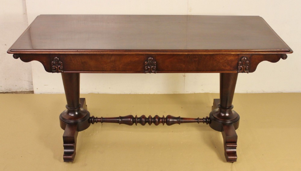 William IV Mahogany Library Table