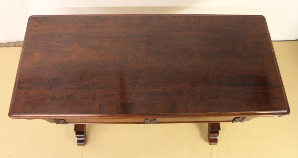 William IV Mahogany Library Table View III