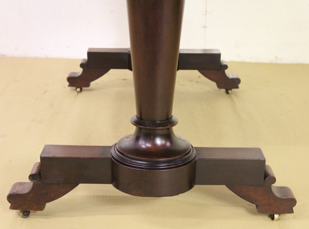 William IV Mahogany Library Table View XVI
