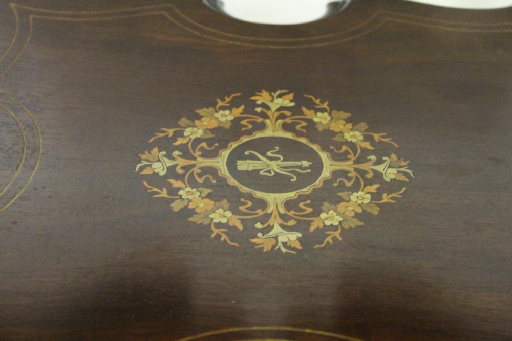 Inlaid Mahogany Occasional table View VII