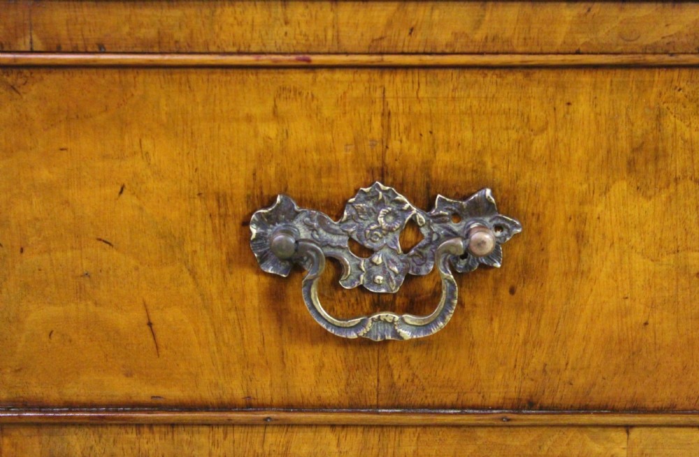 Burr Walnut Dutch Bombe Chest of Drawers View VIII
