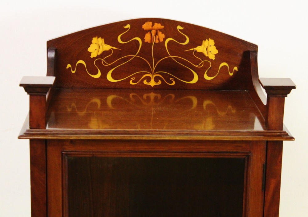Art Nouveau Mahogany Music Cabinet View III