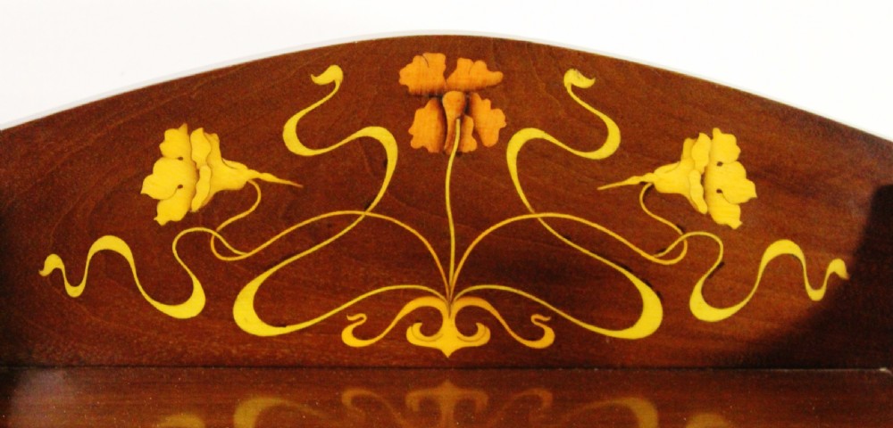 Art Nouveau Mahogany Music Cabinet View VI