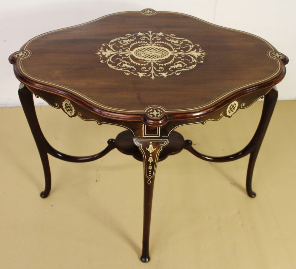 Inlaid Mahogany Occasional Table