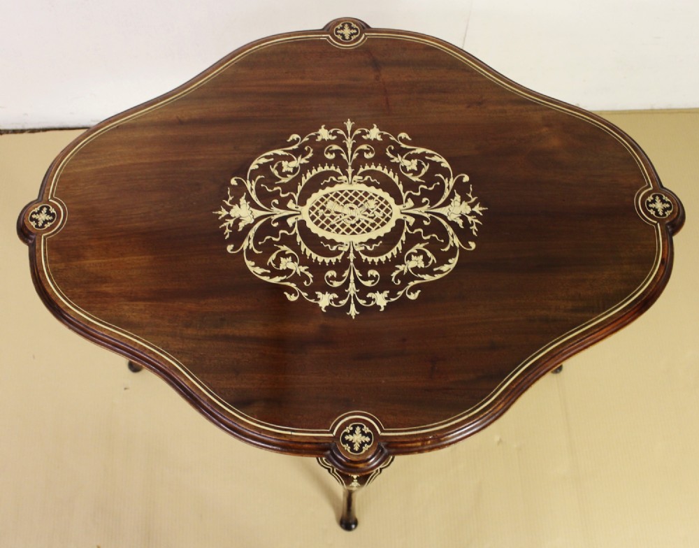 Inlaid Mahogany Occasional Table View III