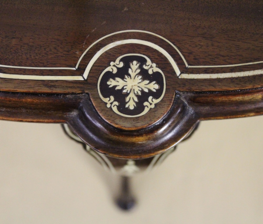 Inlaid Mahogany Occasional Table View VII