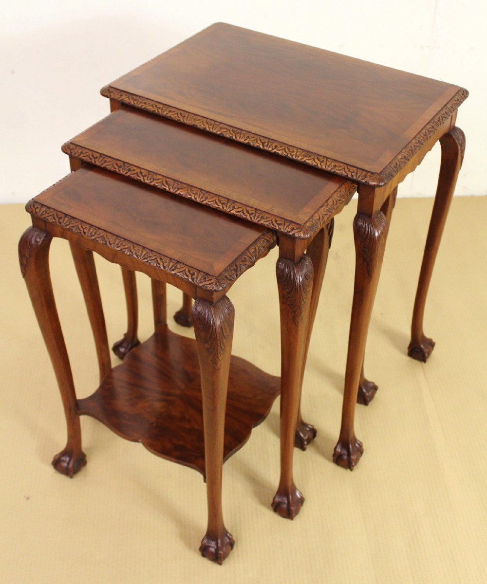 Walnut Nest of Tables