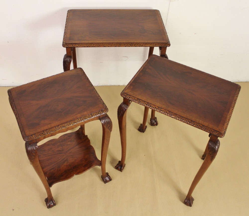 Walnut Nest of Tables View XIII