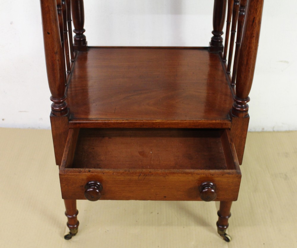 Victorian Mahogany Wot Not View VIII