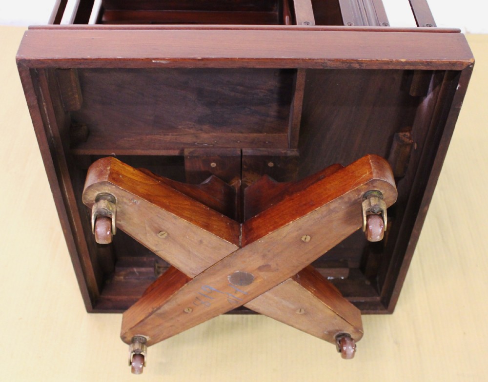 Edwardian Inlaid Mahogany Revolving Bookcase View IV