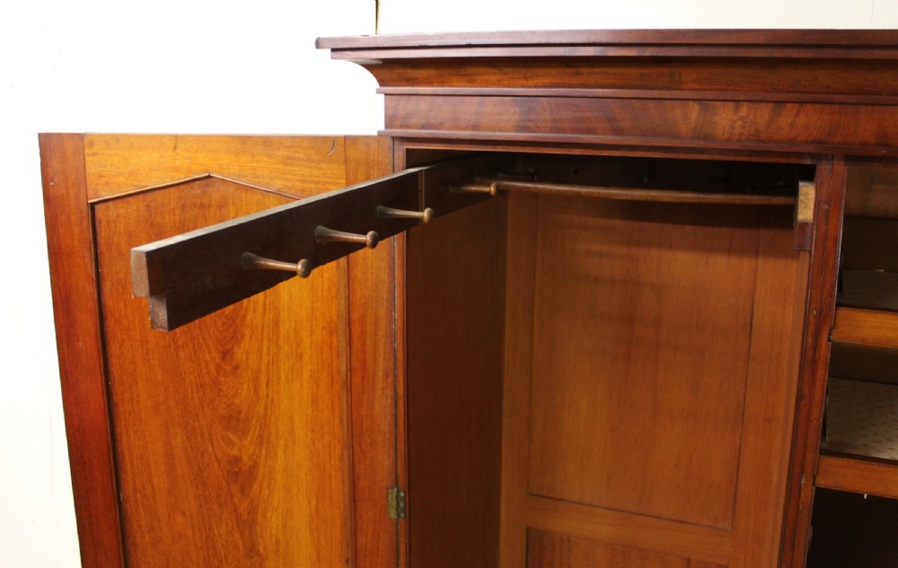 Victorian Mahogany Wardrobe View XII