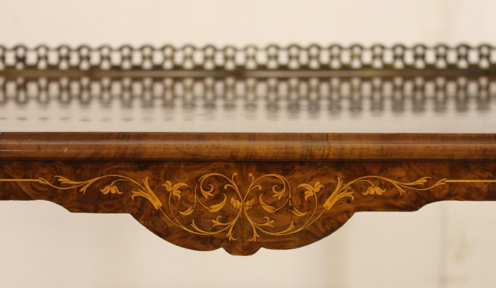 Victorian Inlaid Burr Walnut Canterbury Wot Not View VIII