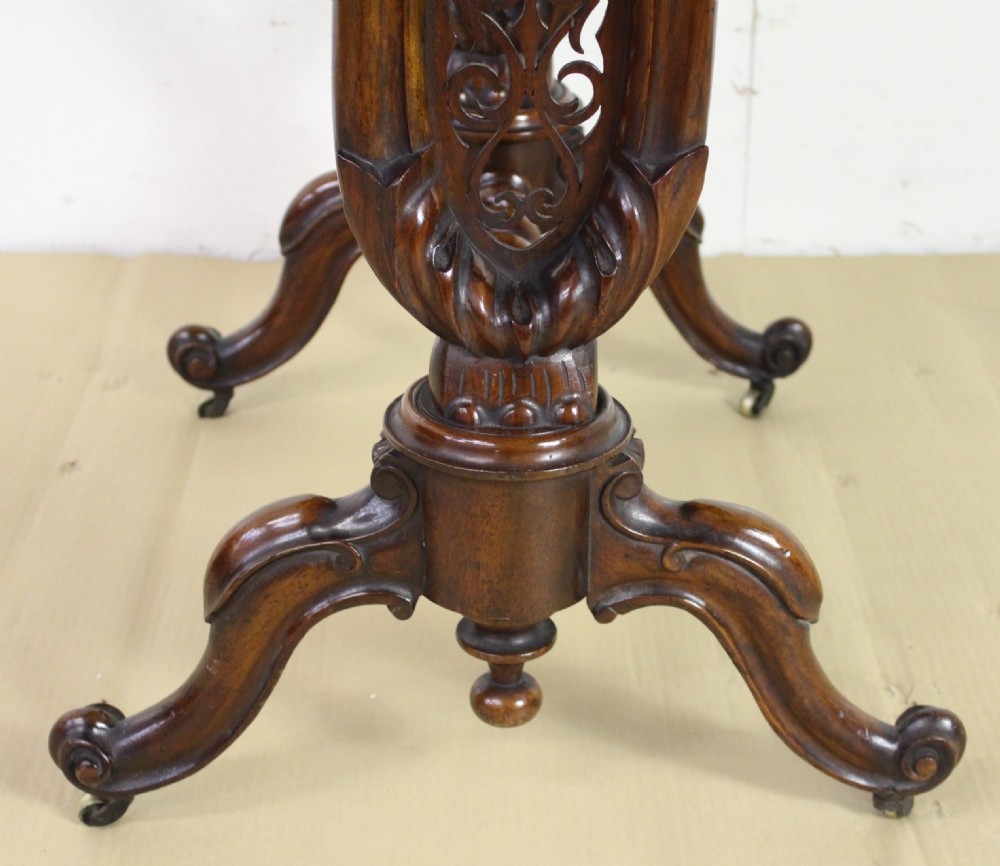 Superb Victorian Inlaid Burr Walnut Davenport View XV