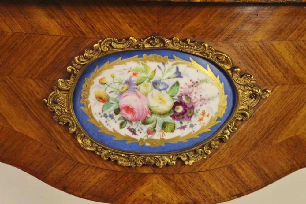 Kingwood Jardiniere With Porcelain Plaques View III