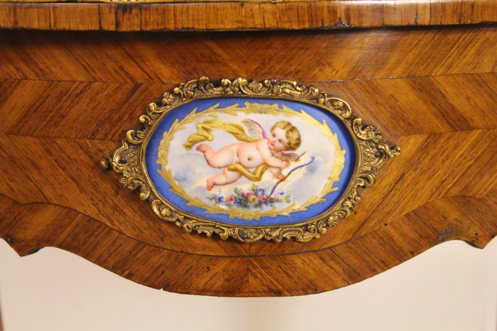 Kingwood Jardiniere With Porcelain Plaques View V