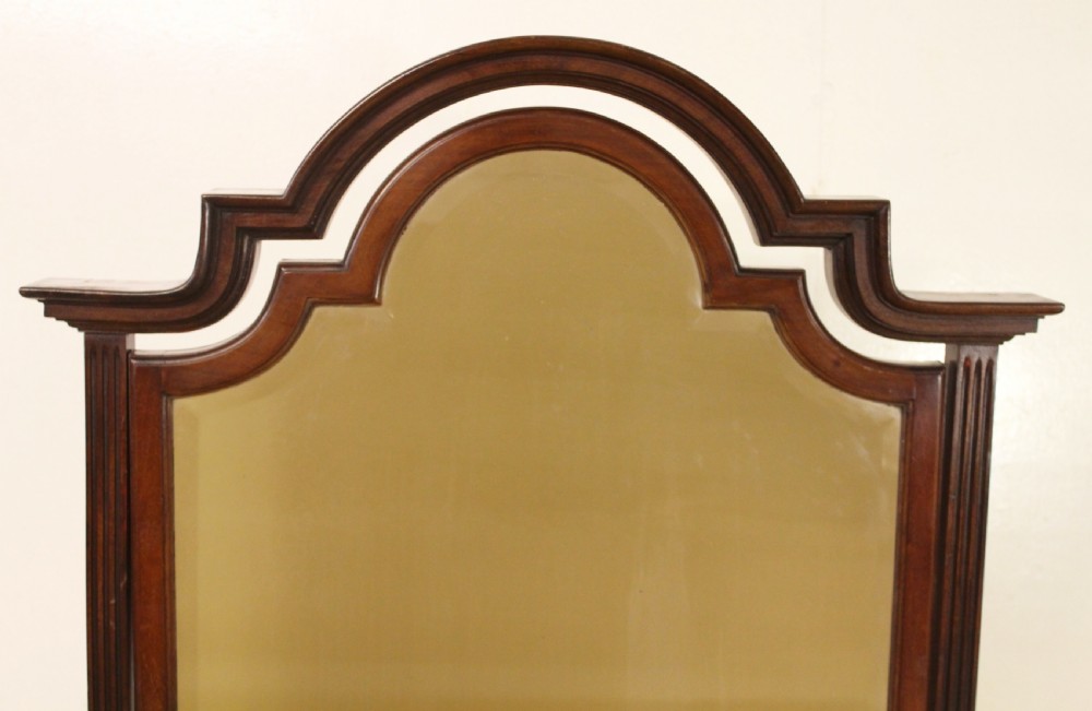 Edwardian Mahogany Cheval Mirror View II