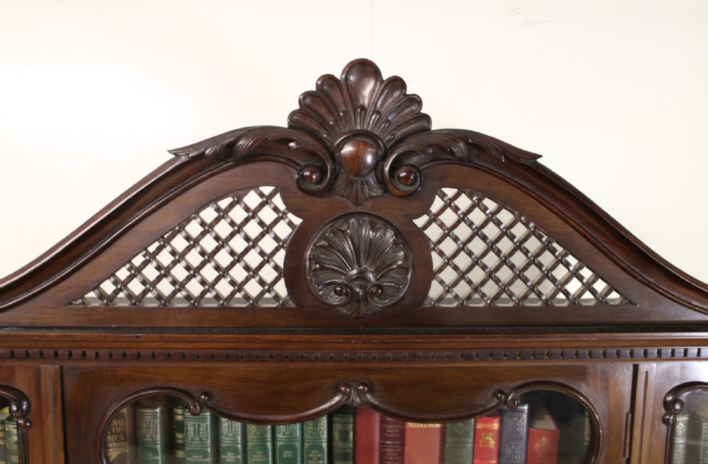 Victorian Carved Mahogany Parlour Cabinet View IV