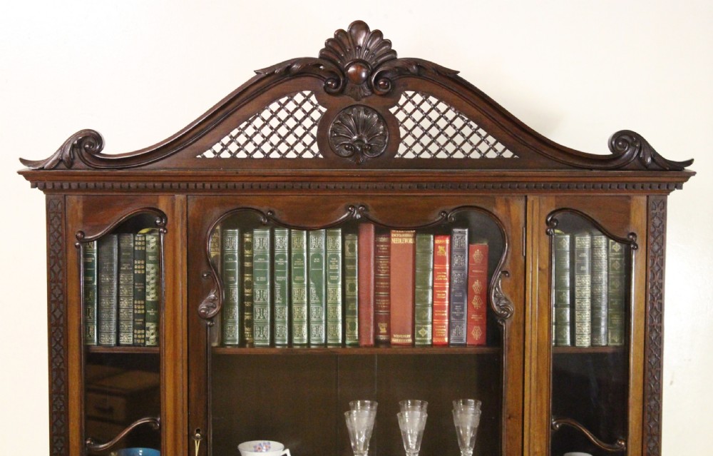 Victorian Carved Mahogany Parlour Cabinet View VII