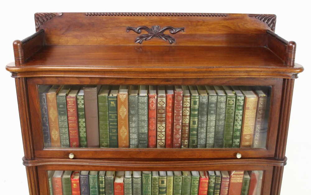 Mahogany Globe Wernicke Bookcase View II