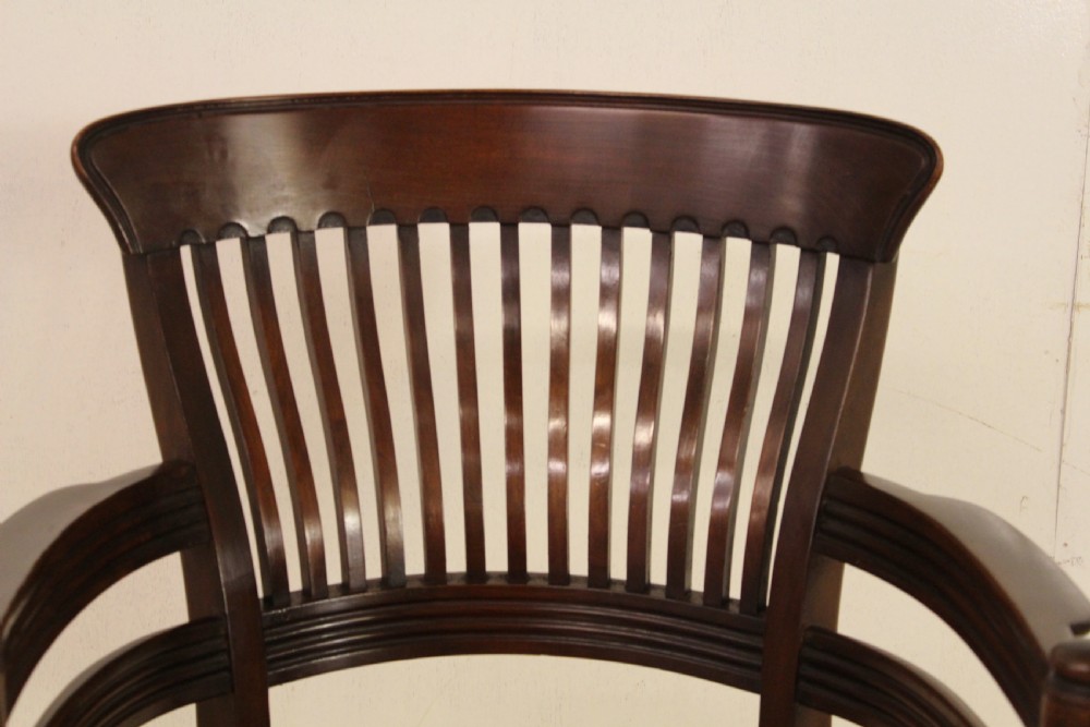 Victorian Mahogany Desk Chair View VI