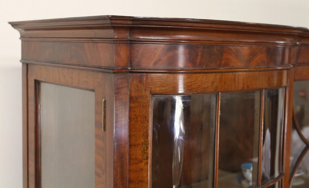 Large Chippendale Style Mahogany Display Cabinet View III