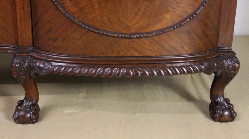 Large Chippendale Style Mahogany Display Cabinet View X