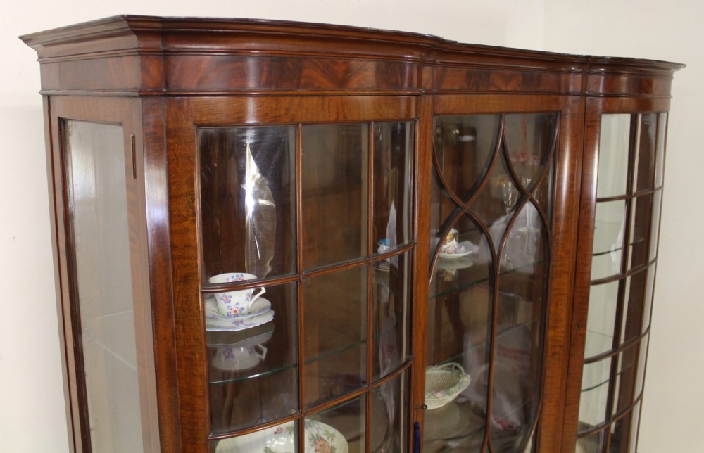 Large Chippendale Style Mahogany Display Cabinet View XIV