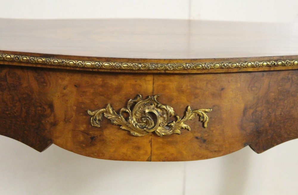Victorian Inlaid Burr Walnut Centre Table View III