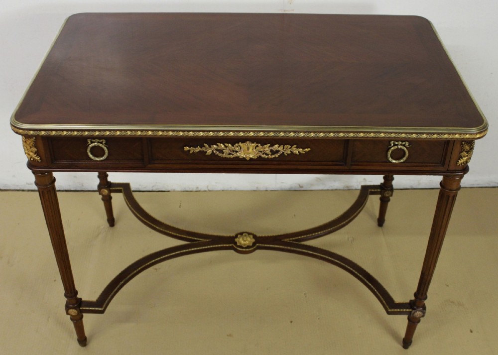 Fine Quality French Empire Period Mahogany Table  View II